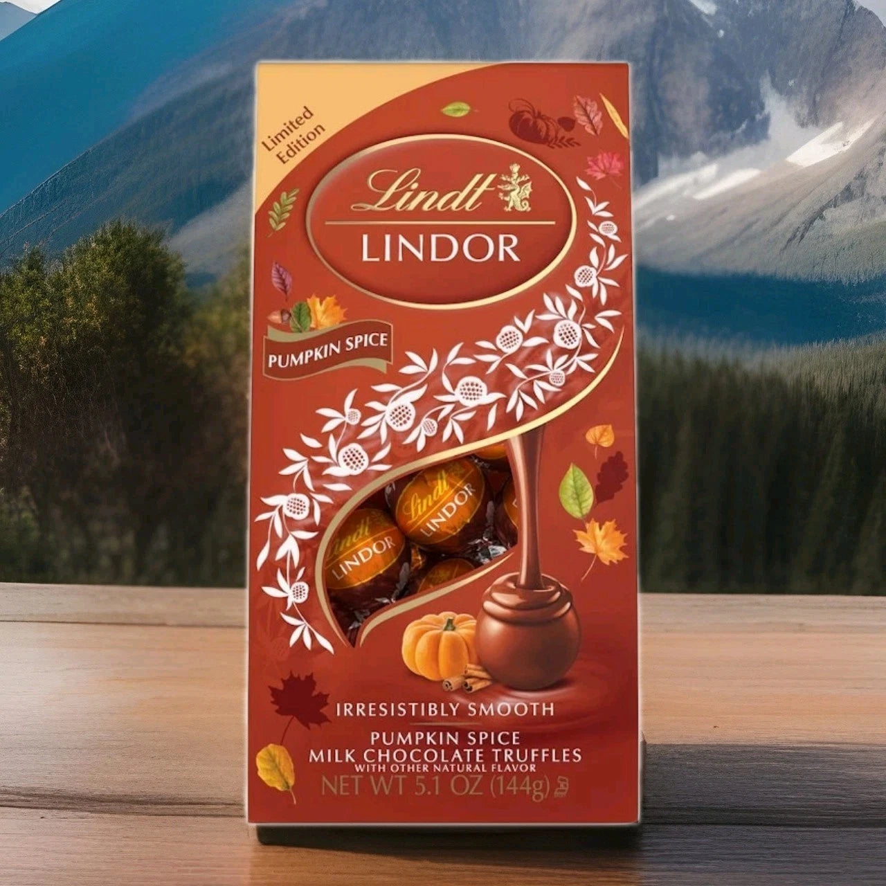 Lindt Lindor Pumpkin Spice Chocolate Truffles Limited Edition America2UK Lindt Lindor Pumpkin Spice Chocolate Truffles Limited Edition America2UK