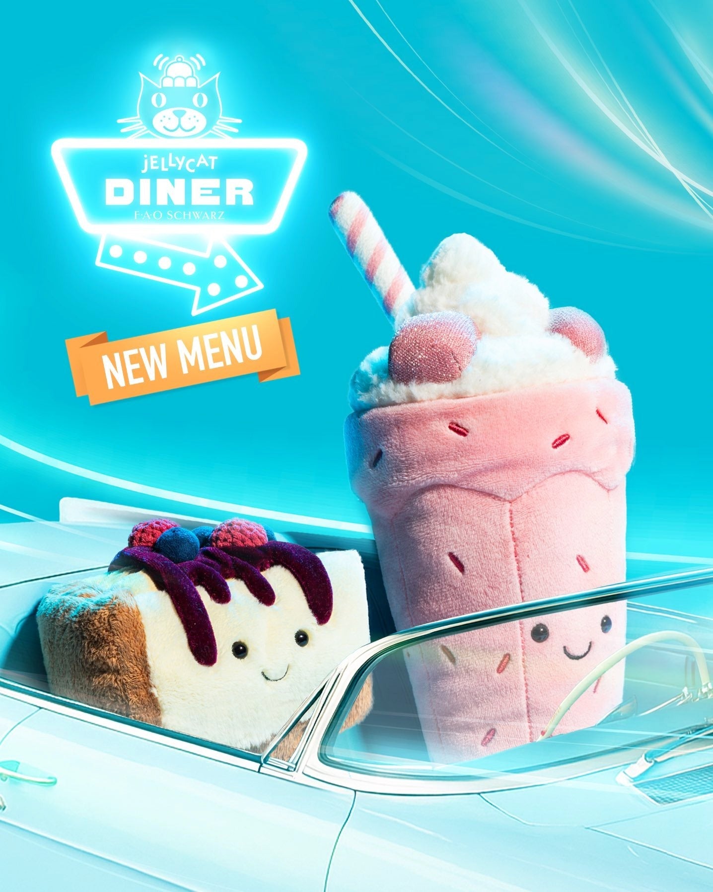 NY限定 ジェリーキャット ミルクシェイク FAO Schwarzミルクセーキ Jellycat Bubecca Milkshake – America2UK