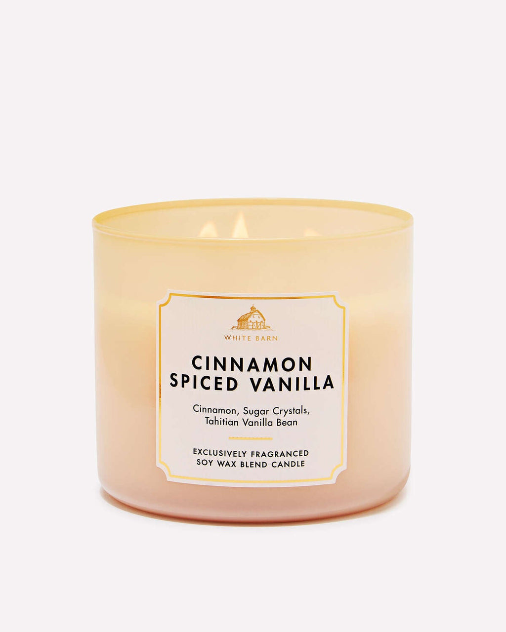 Bath & Body Works Cinnamon Spiced Vanilla 3 Wick Candle