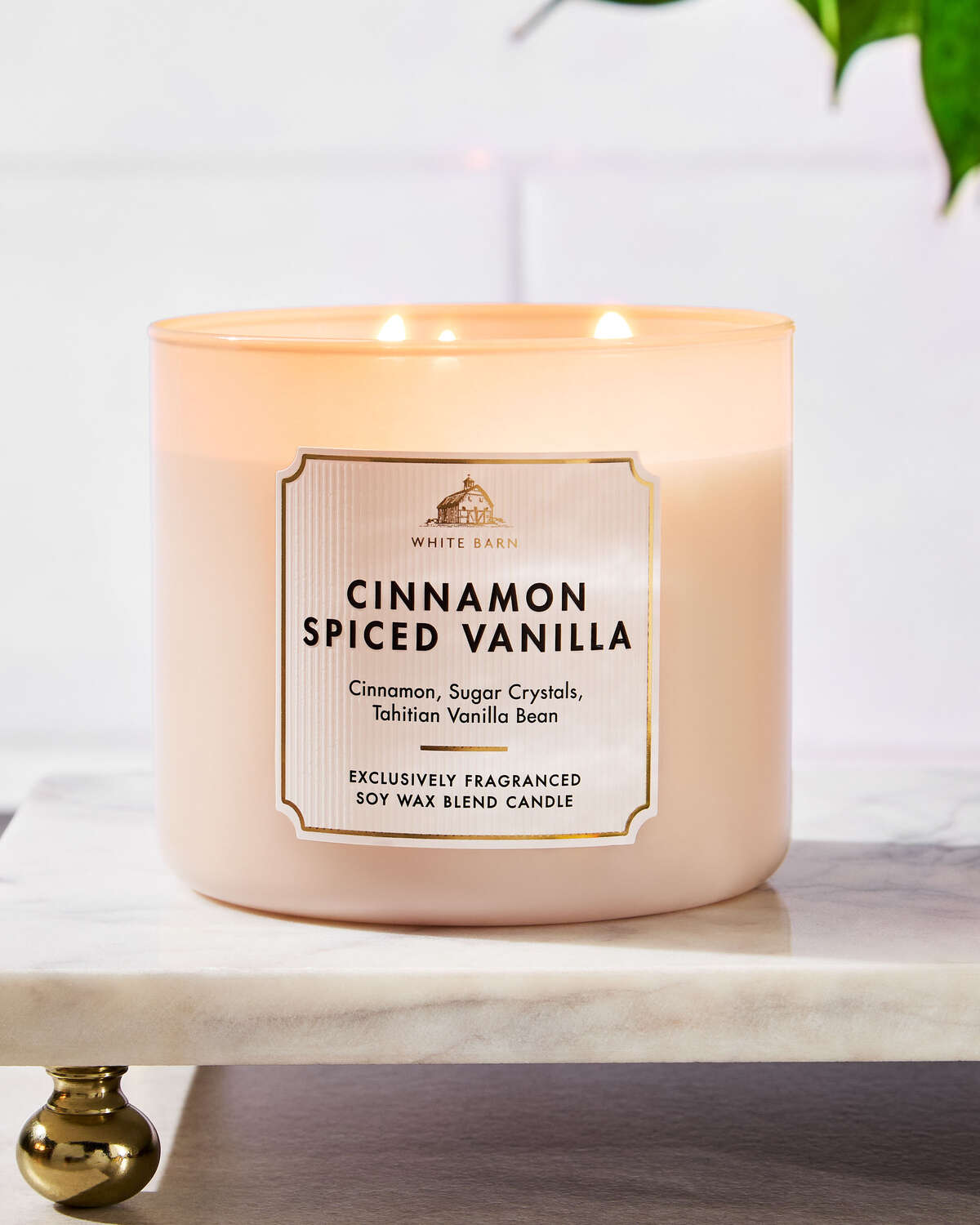 Bath & Body Works Cinnamon Spiced Vanilla 3 Wick Candle