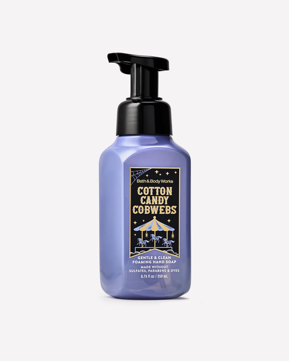 Bath & Body Works Cotton Candy Cobwebs Gentle And Clean Foaming Hand Soap