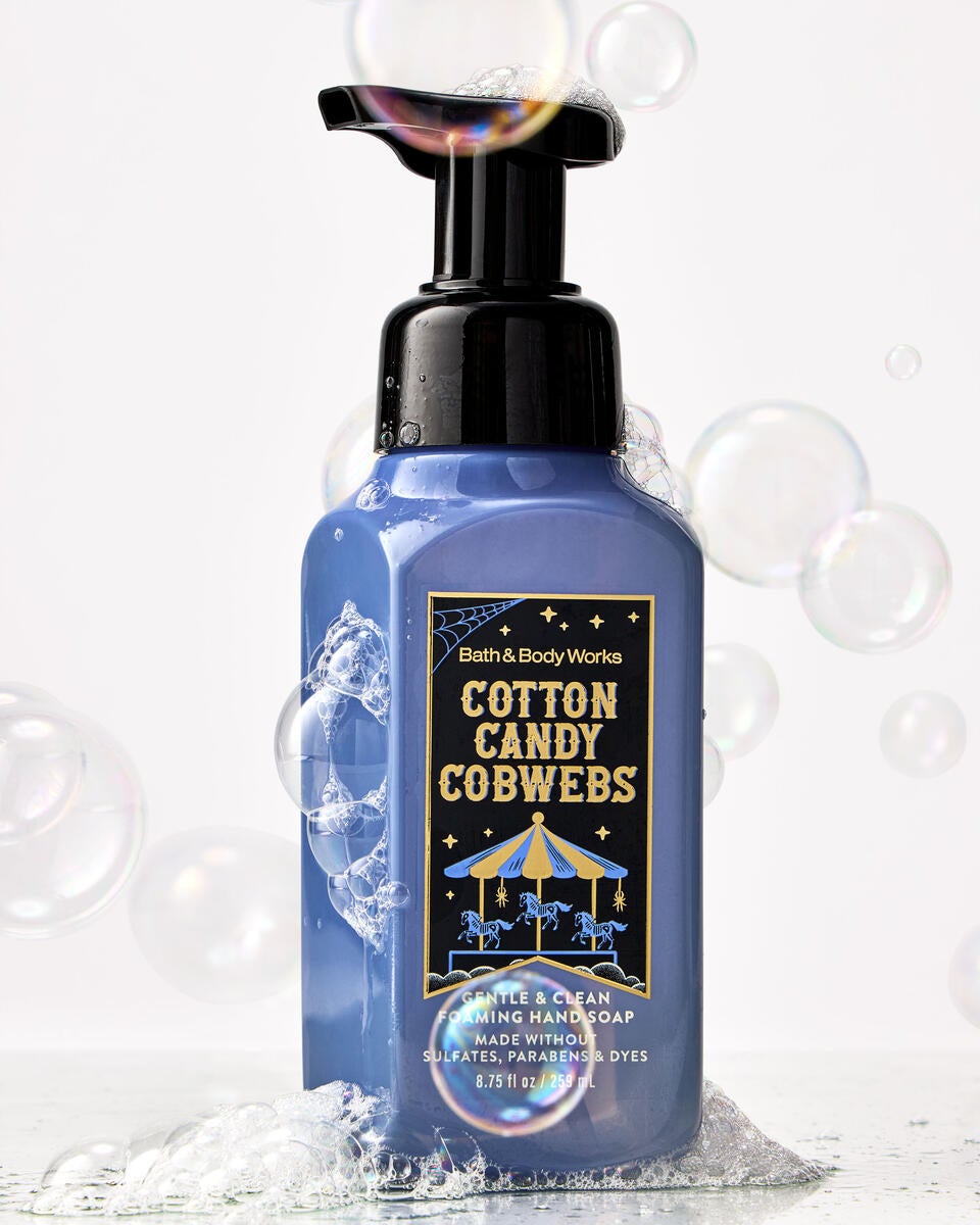 Bath & Body Works Cotton Candy Cobwebs Gentle And Clean Foaming Hand Soap
