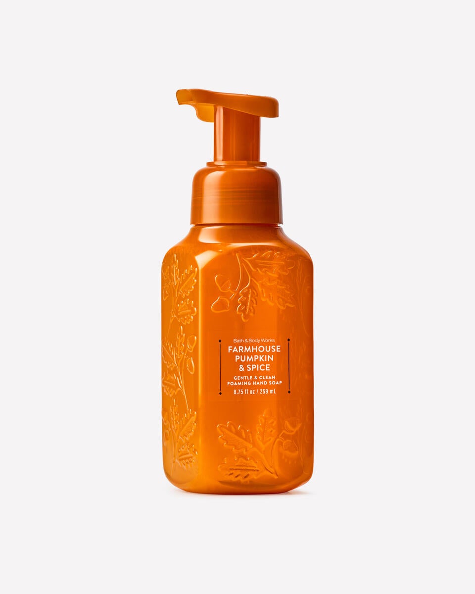 Bath & Body Works Farmhouse Pumpkin And Spice Gentle And Clean Foaming Hand Soap