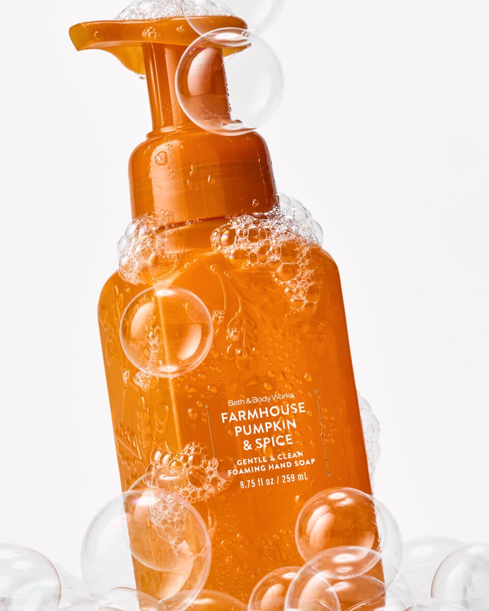 Bath & Body Works Farmhouse Pumpkin And Spice Gentle And Clean Foaming Hand Soap