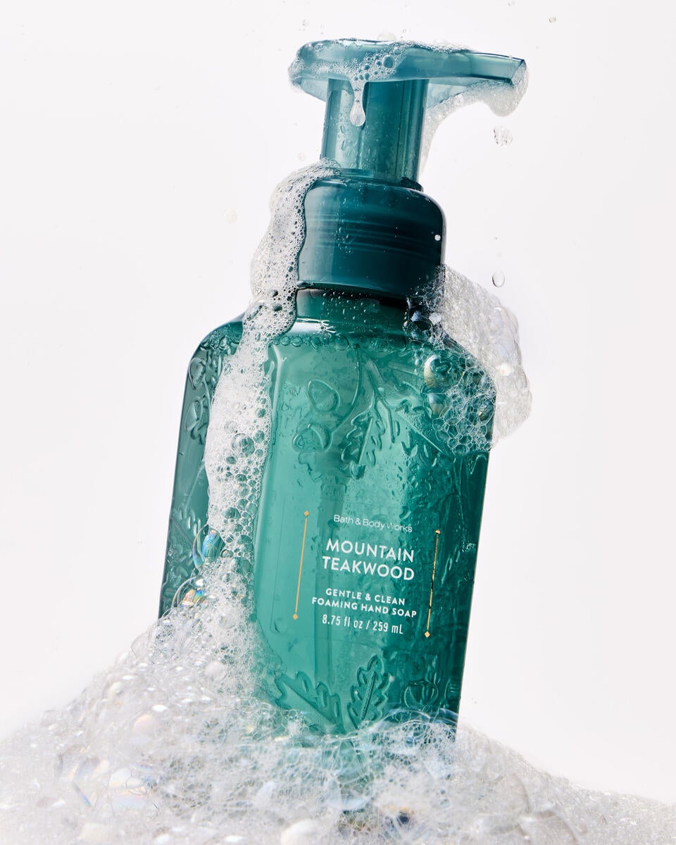 Bath & Body Works Mountain Teakwood Gentle And Clean Foaming Hand Soap