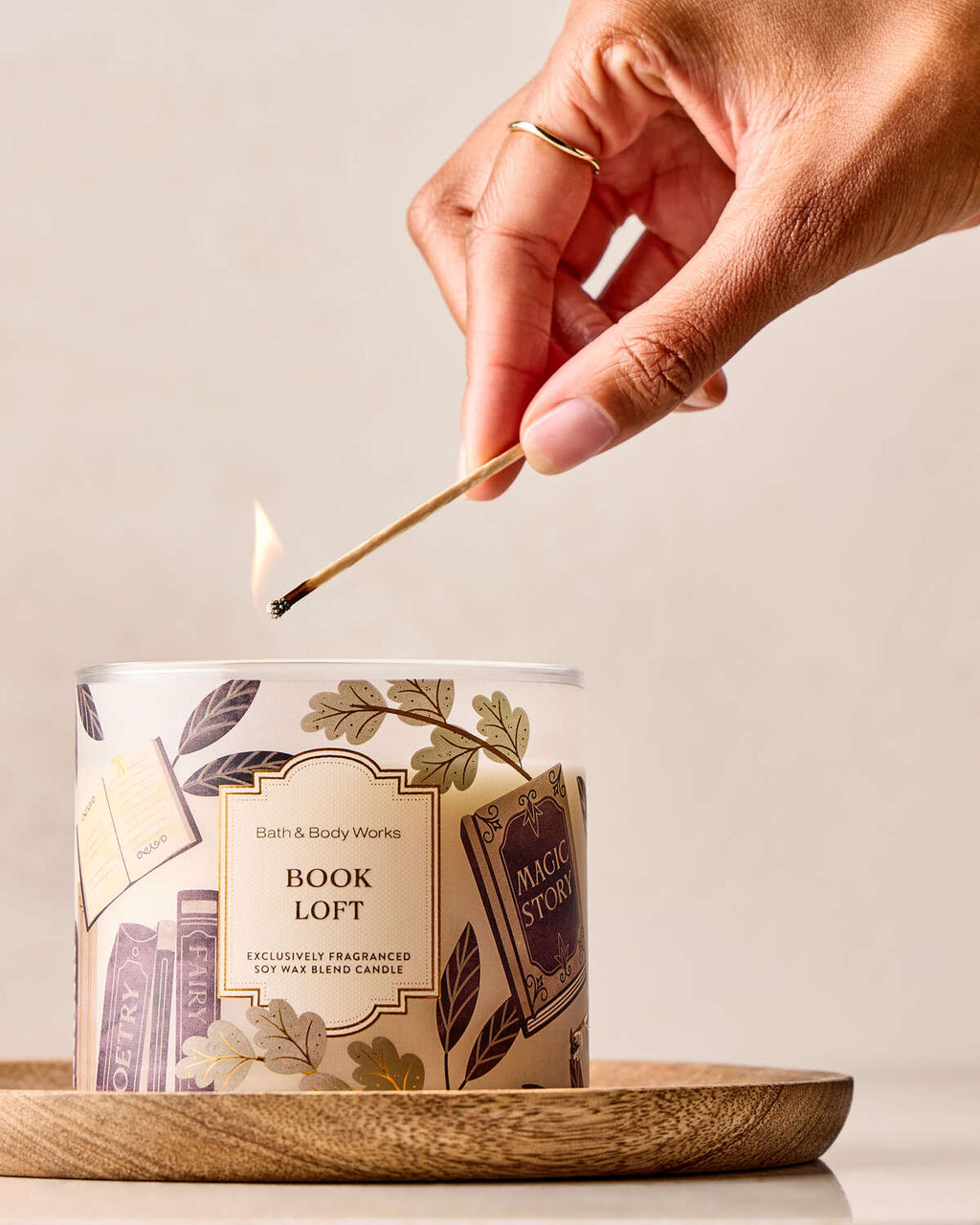Bath & Body Works Book Loft 3 Wick Candle