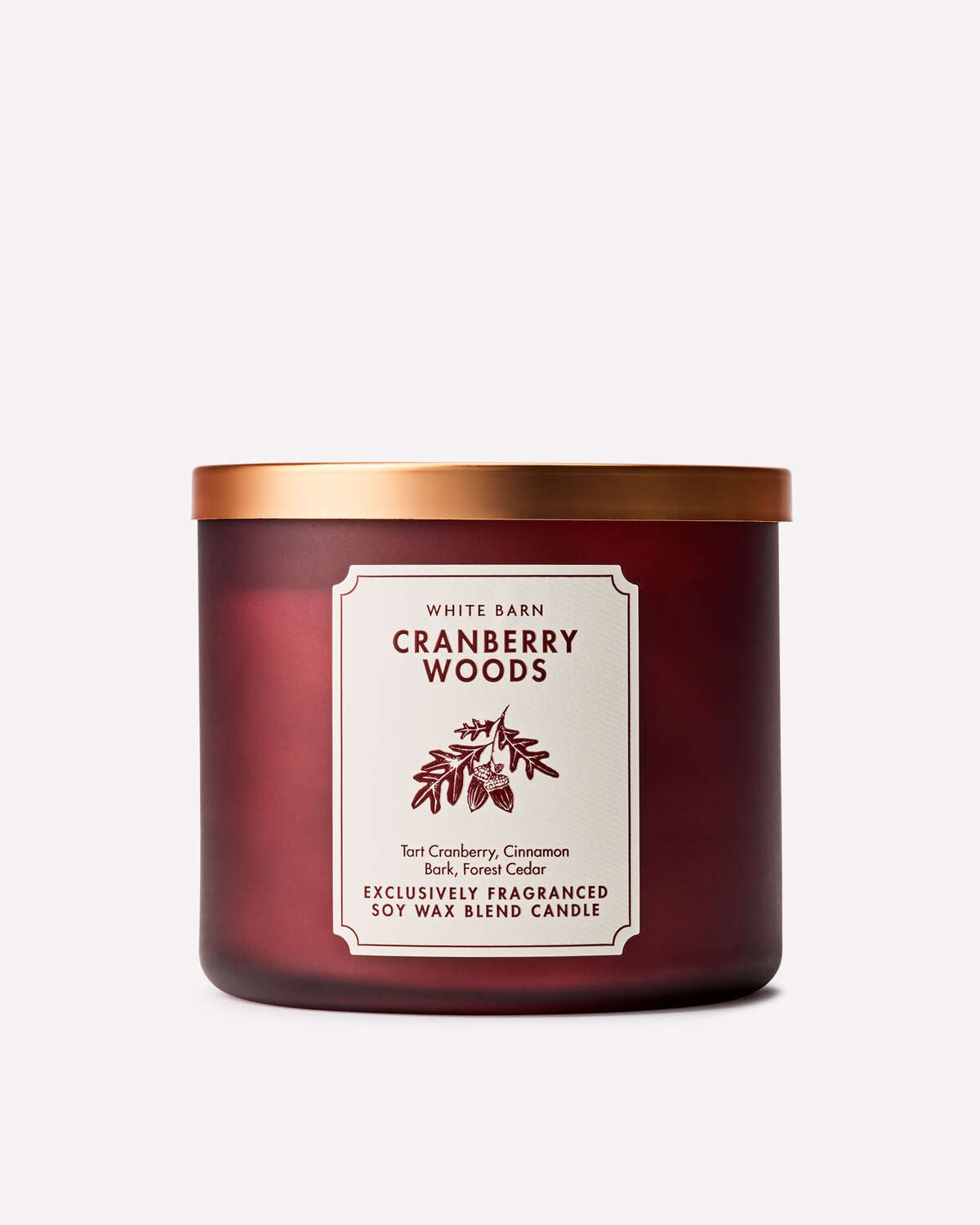 Bath & Body Works Cranberry Woods 3 Wick Candle