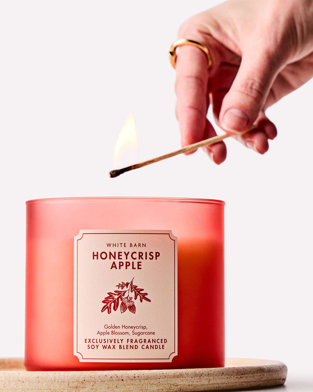 Bath & Body Works Honeycrisp Apple 3 Wick Candle