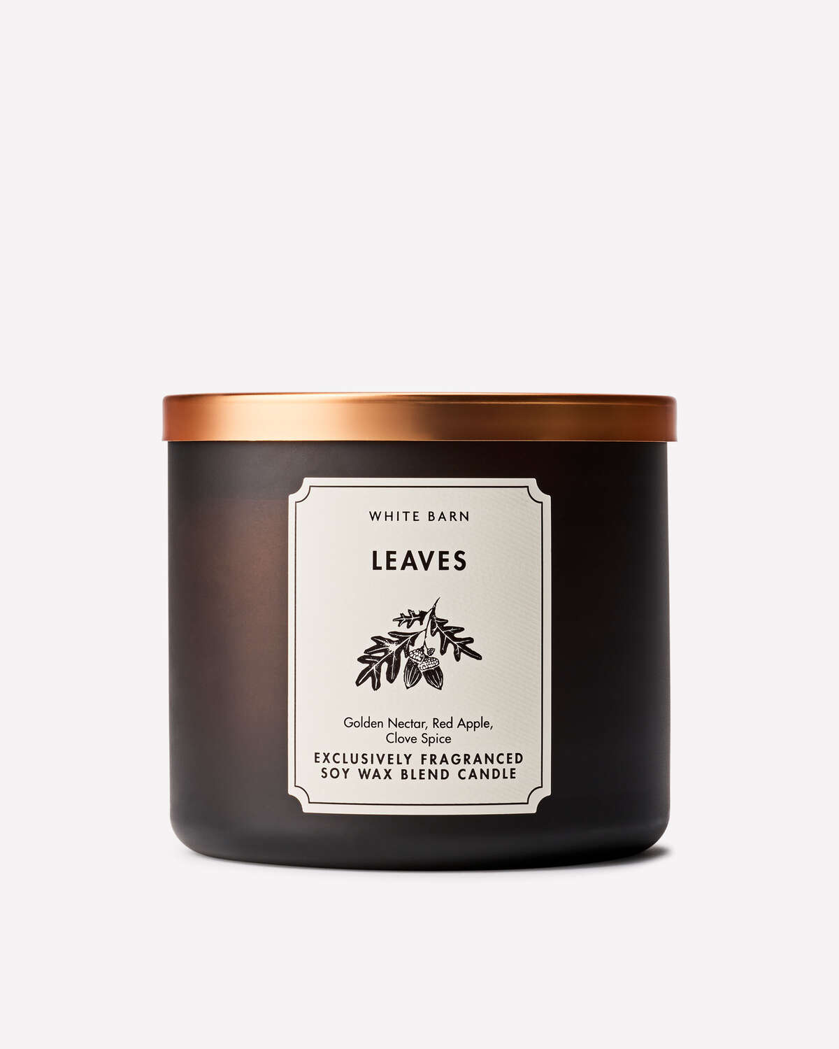 Bath & Body Works Leaves 3 Wick Candle