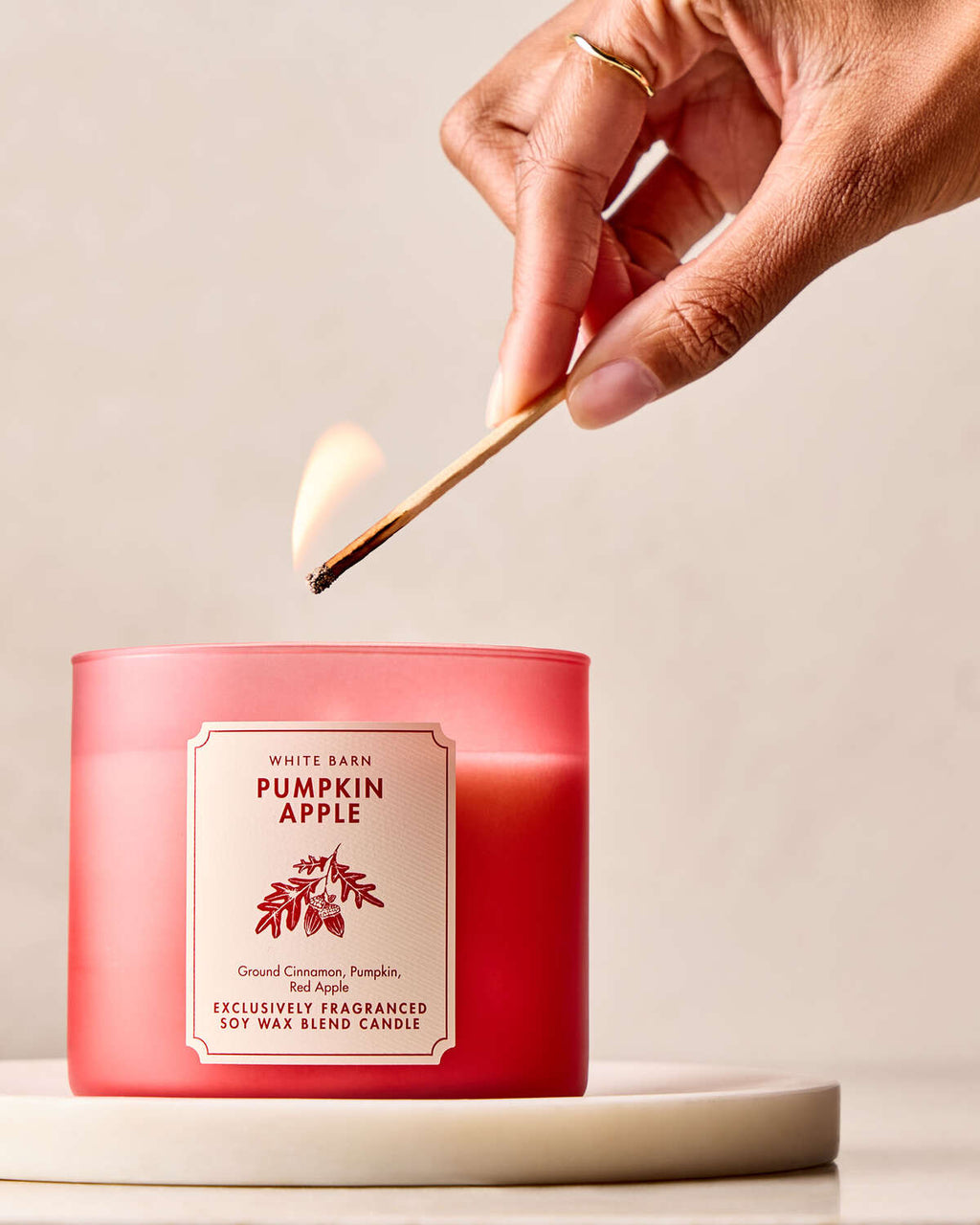 Bath & Body Works Pumpkin Apple 3 Wick Candle