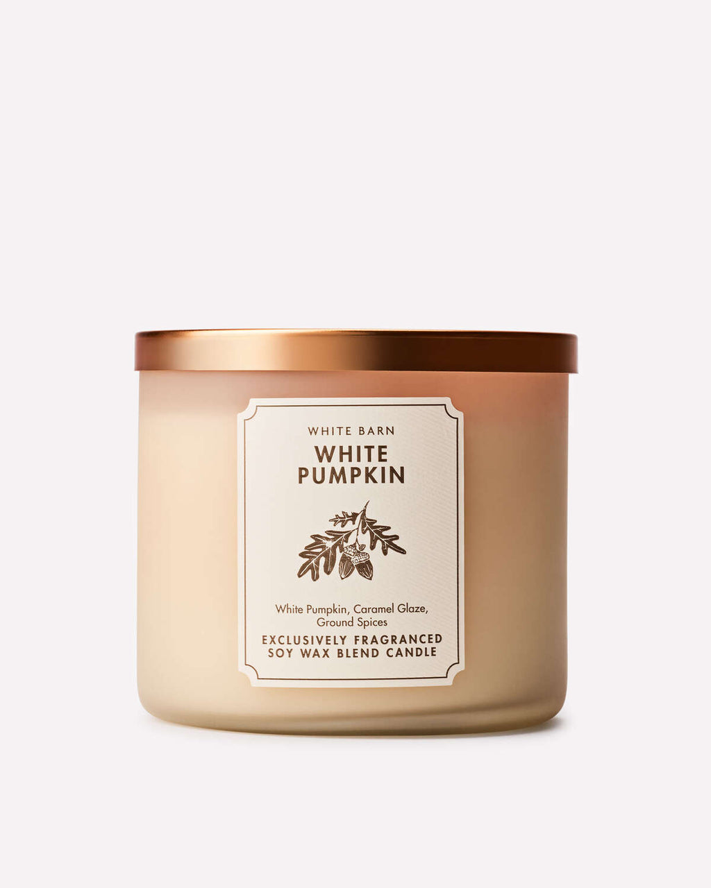 Bath & Body Works White Pumpkin 3 Wick Candle