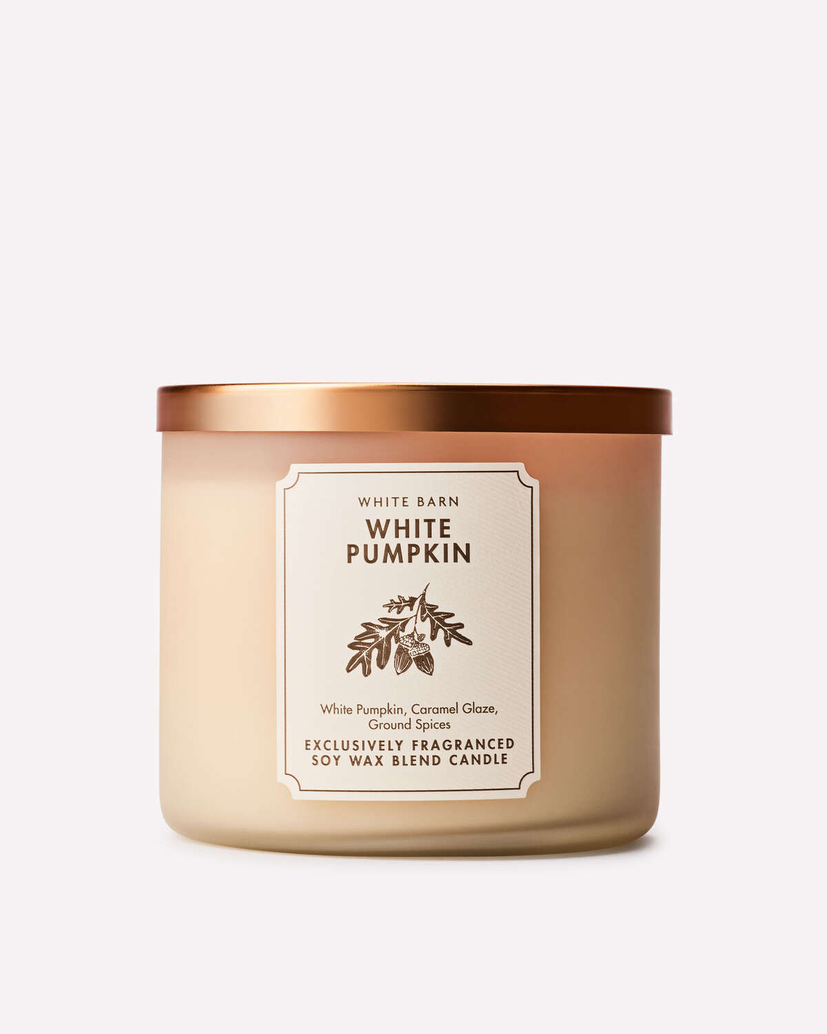 Bath & Body Works White Pumpkin 3 Wick Candle
