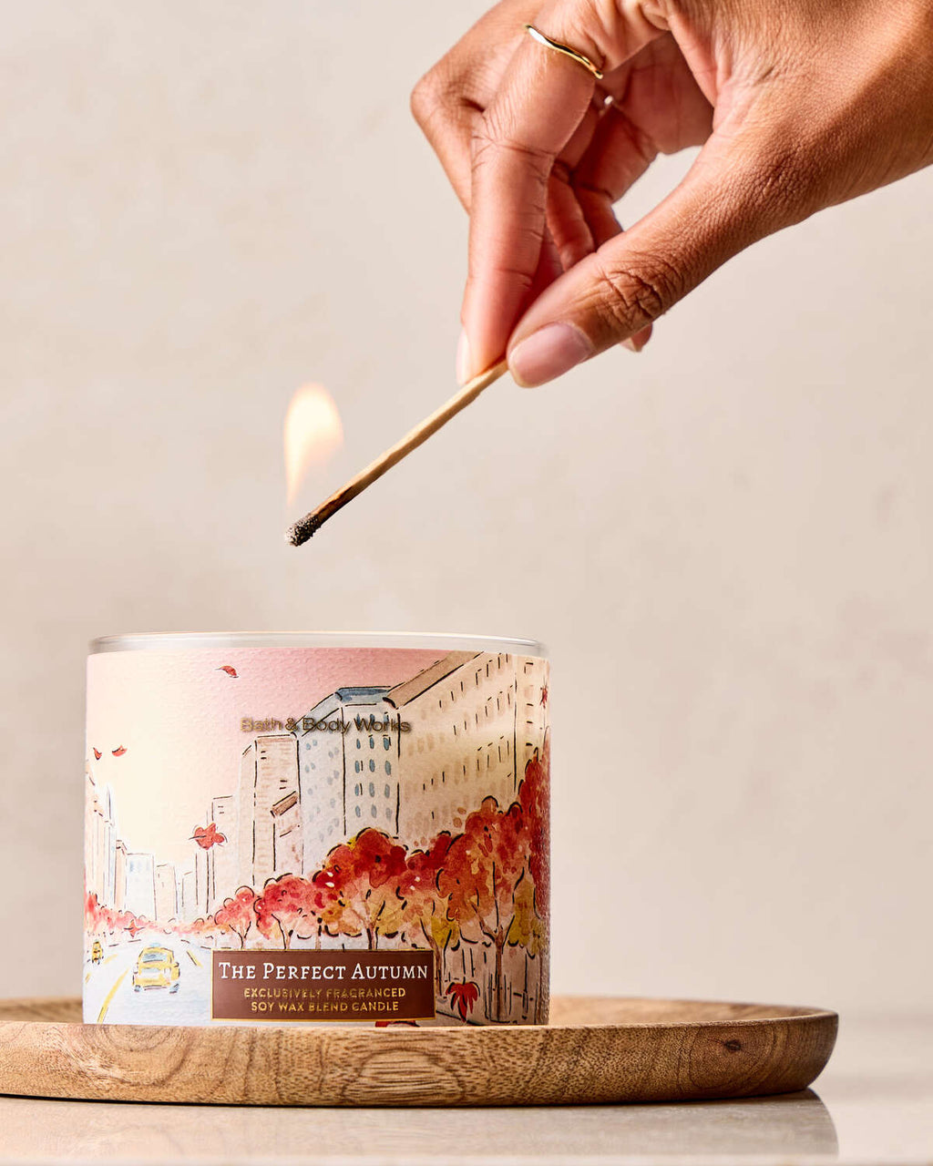 Bath & Body Works The Perfect Autumn 3 Wick Candle