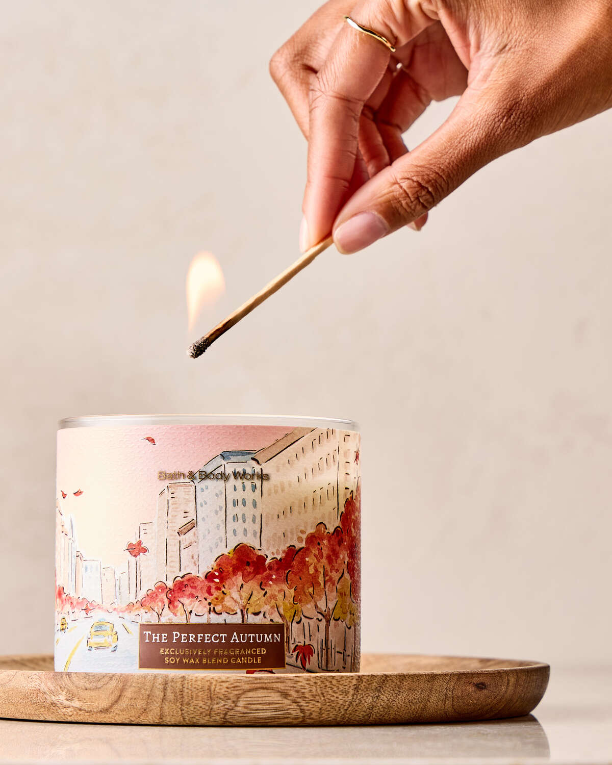 Bath & Body Works The Perfect Autumn 3 Wick Candle