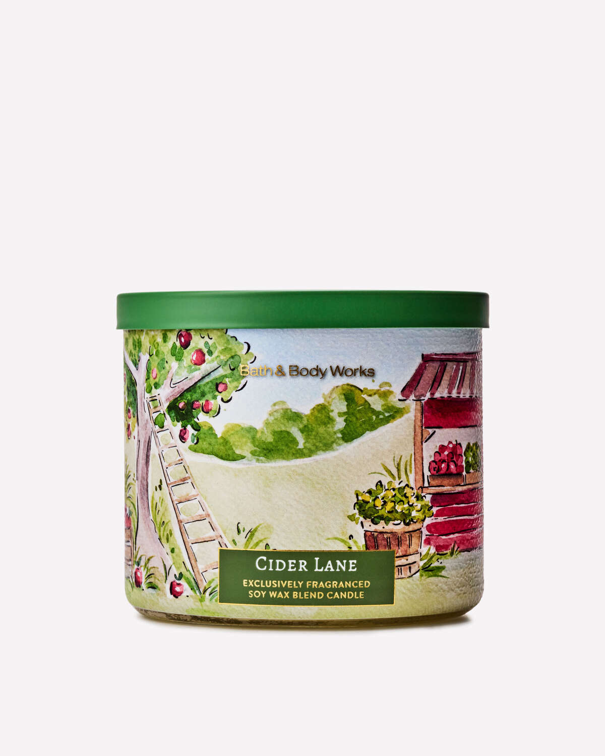 Bath & Body Works Cider Lane 3 Wick Candle