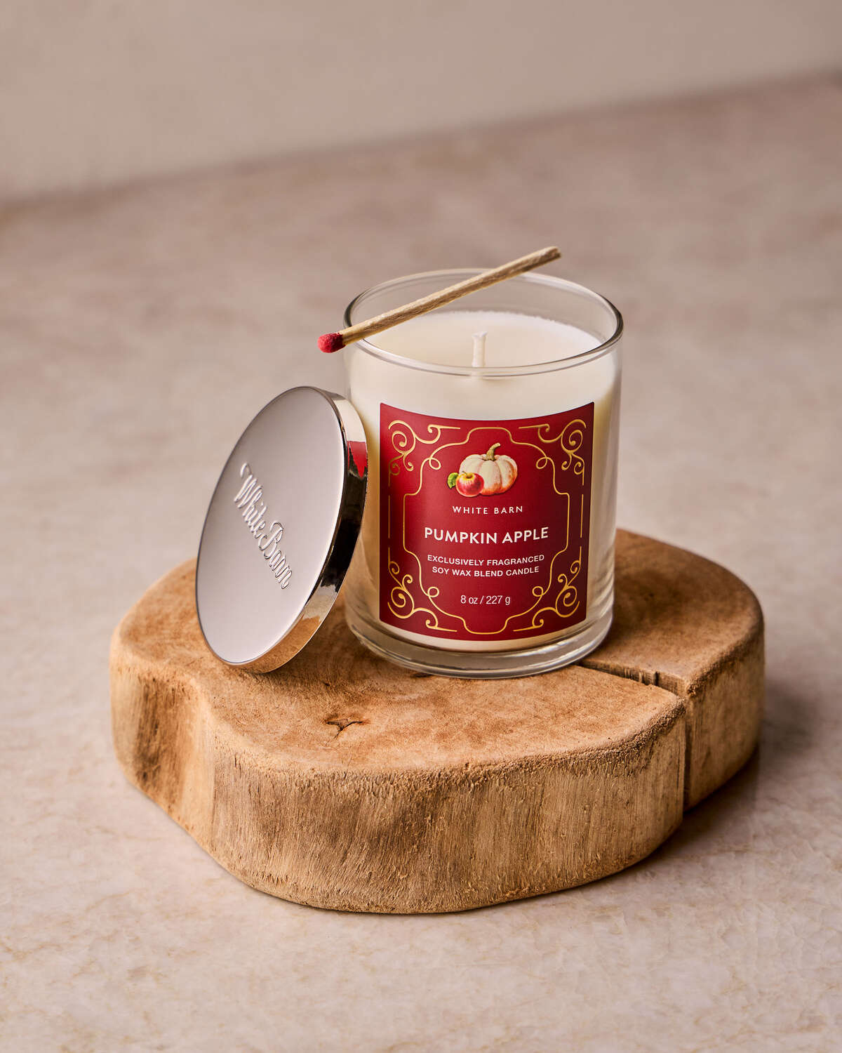 Bath & Body Works Pumpkin Apple Single Wick Candle