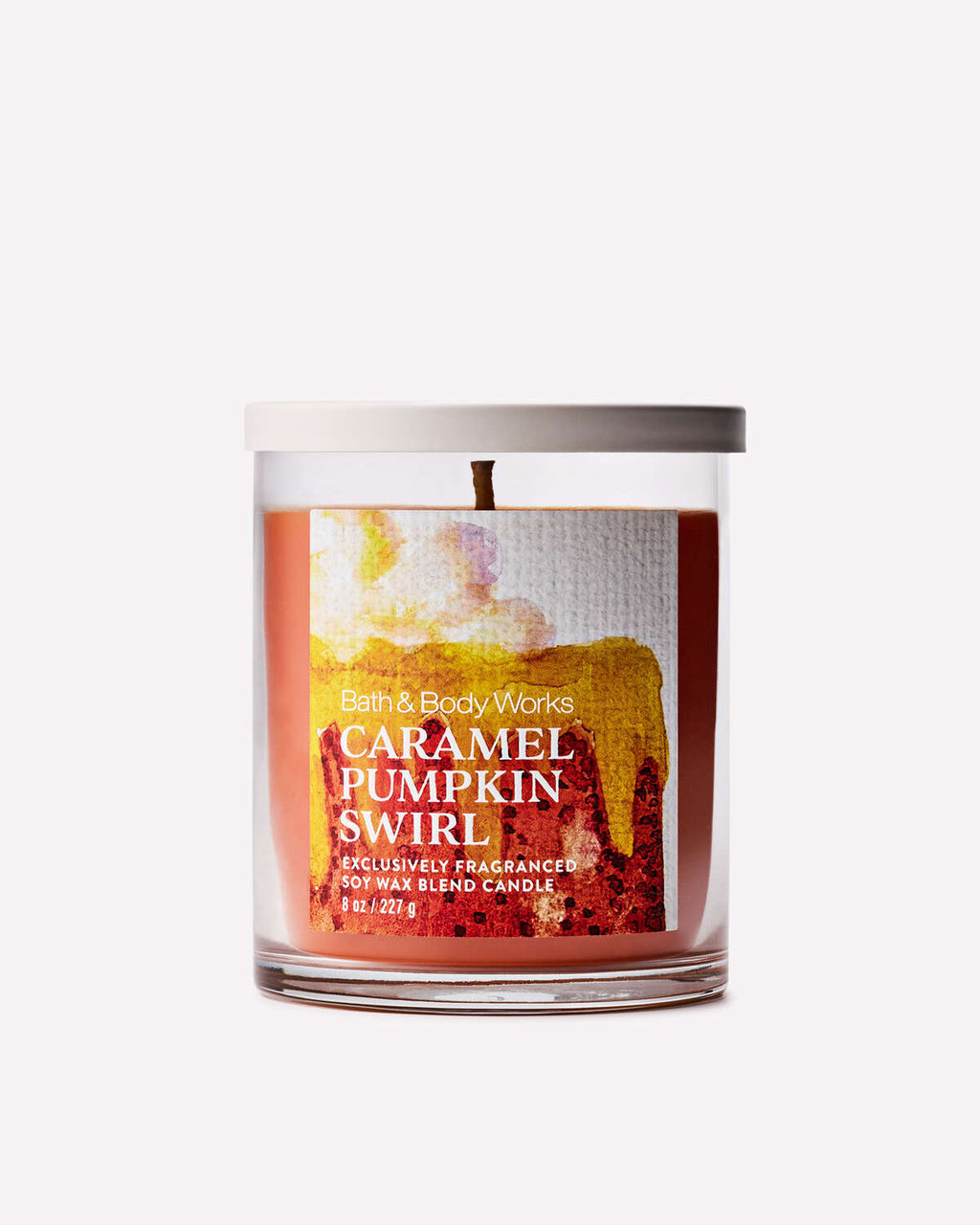 Bath & Body Works Caramel Pumpkin Swirl Single Wick Candle