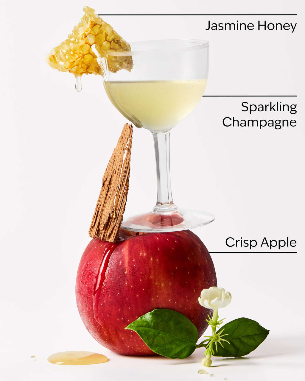 Bath & Body Works Champagne Apple And Honey Single Wick Candle