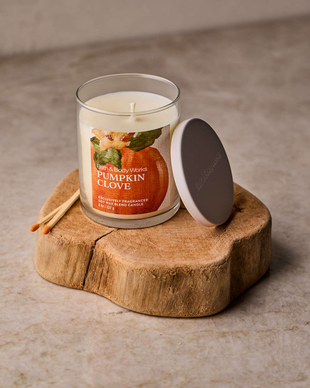 Bath & Body Works Pumpkin Clove Single Wick Candle