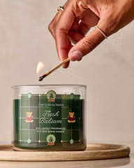 Bath & Body Works Fresh Balsam 3 Wick Candle