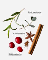 Bath & Body Works Cranberry And Eucalyptus 3 Wick Candle