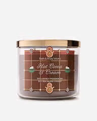 Bath & Body Works Hot Cocoa And Cream 3 Wick Candle