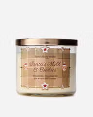 Bath & Body Works Santas Milk And Cookies 3 Wick Candle