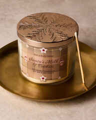 Bath & Body Works Santas Milk And Cookies 3 Wick Candle