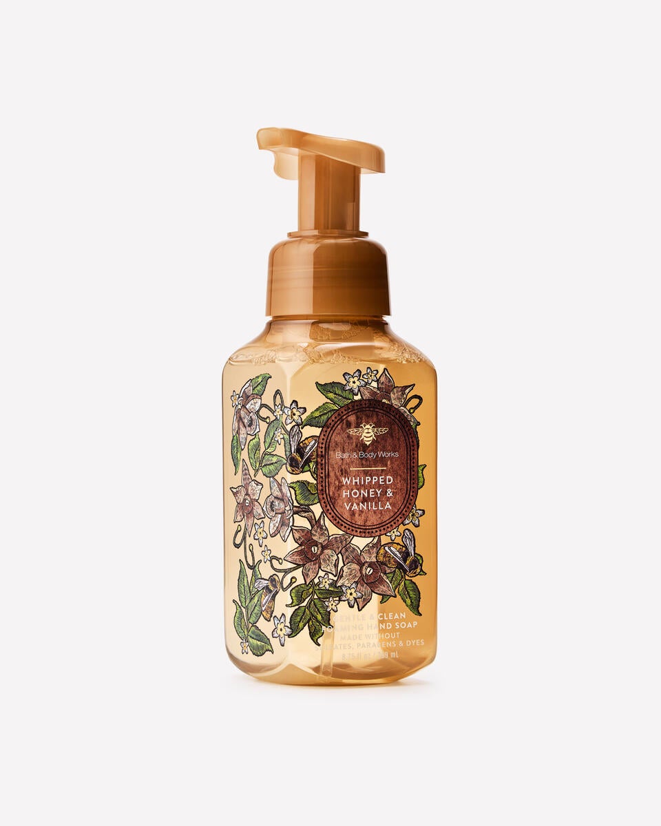 Bath & Body Works Whipped Honey And Vanilla Gentle And Clean Foaming Hand Soap