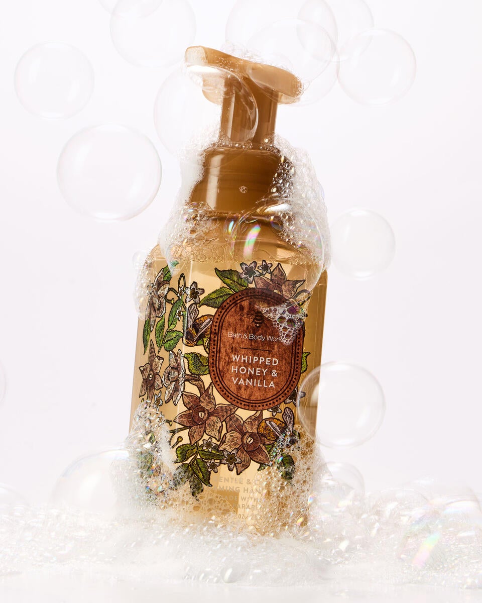 Bath & Body Works Whipped Honey And Vanilla Gentle And Clean Foaming Hand Soap