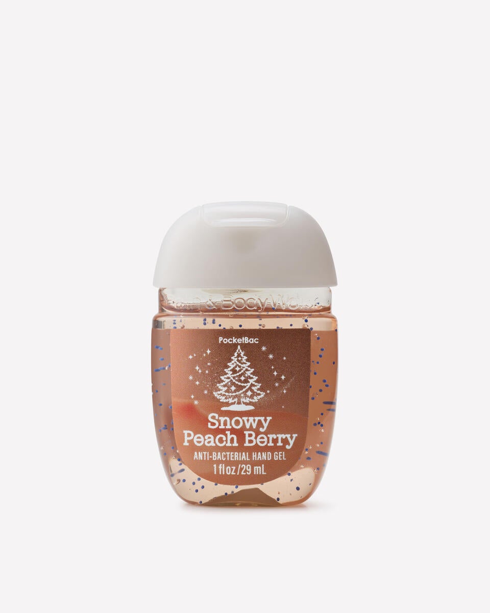 Bath & Body Works Snowy Peach Berry Pocketbac Hand Sanitizer