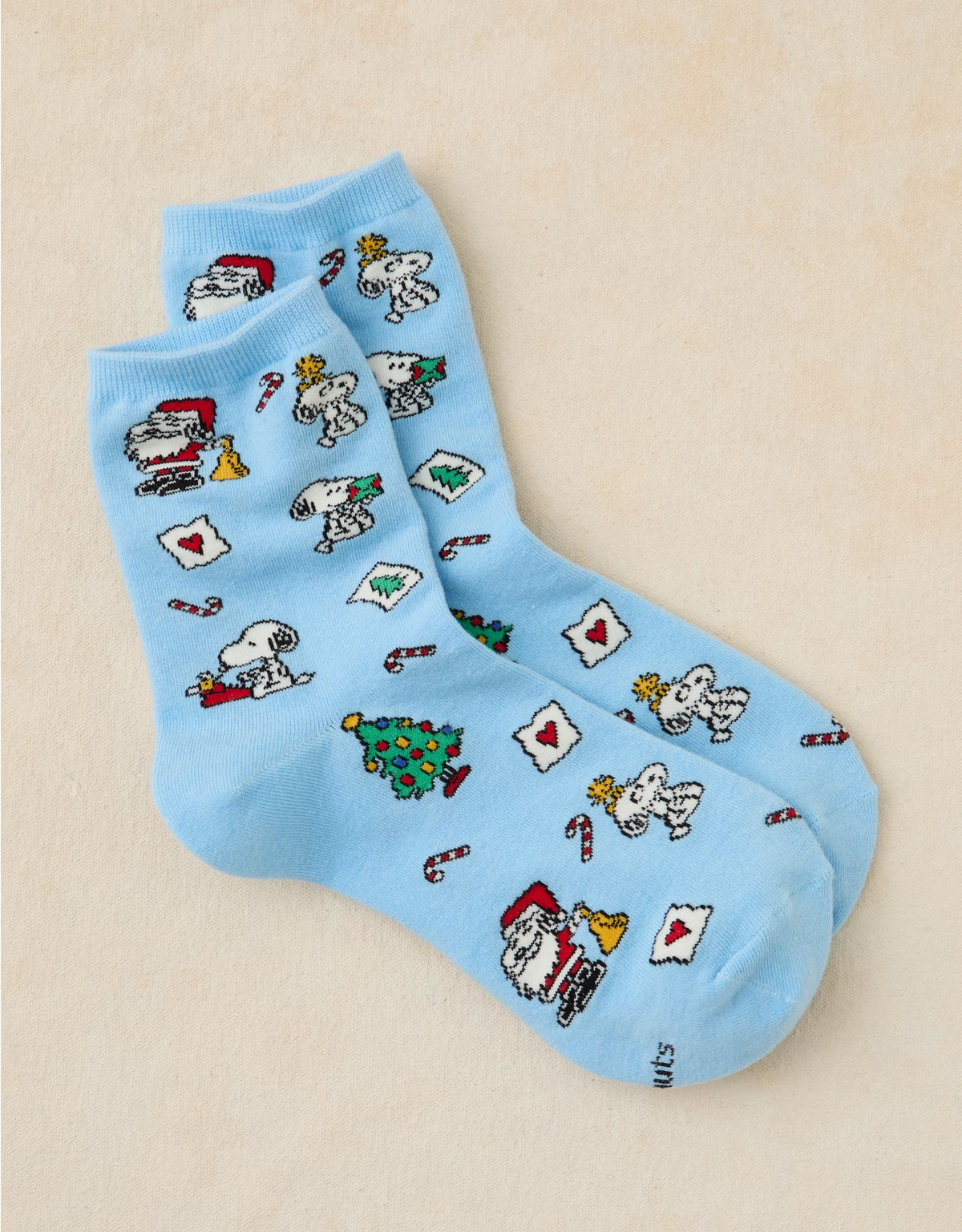 American Eagle AE Snoopy Cropped Crew Socks