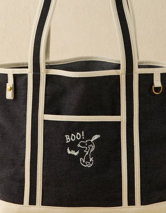 American Eagle Off-Duty Snoopy Tote Bag