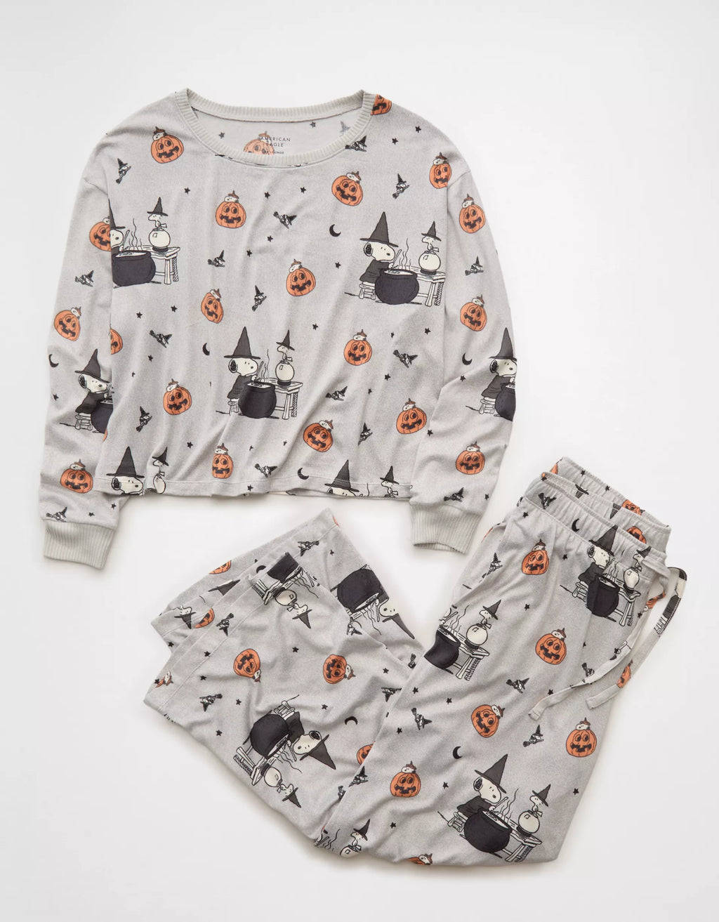 American Eagle Luxe Plush Snoopy PJ Set