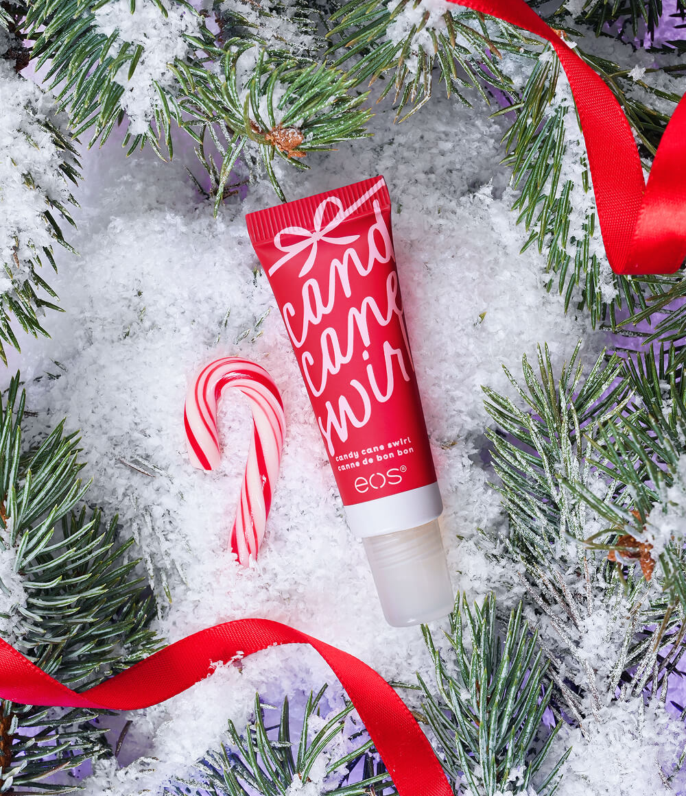 EOS Candy Cane Swirl Super Balm