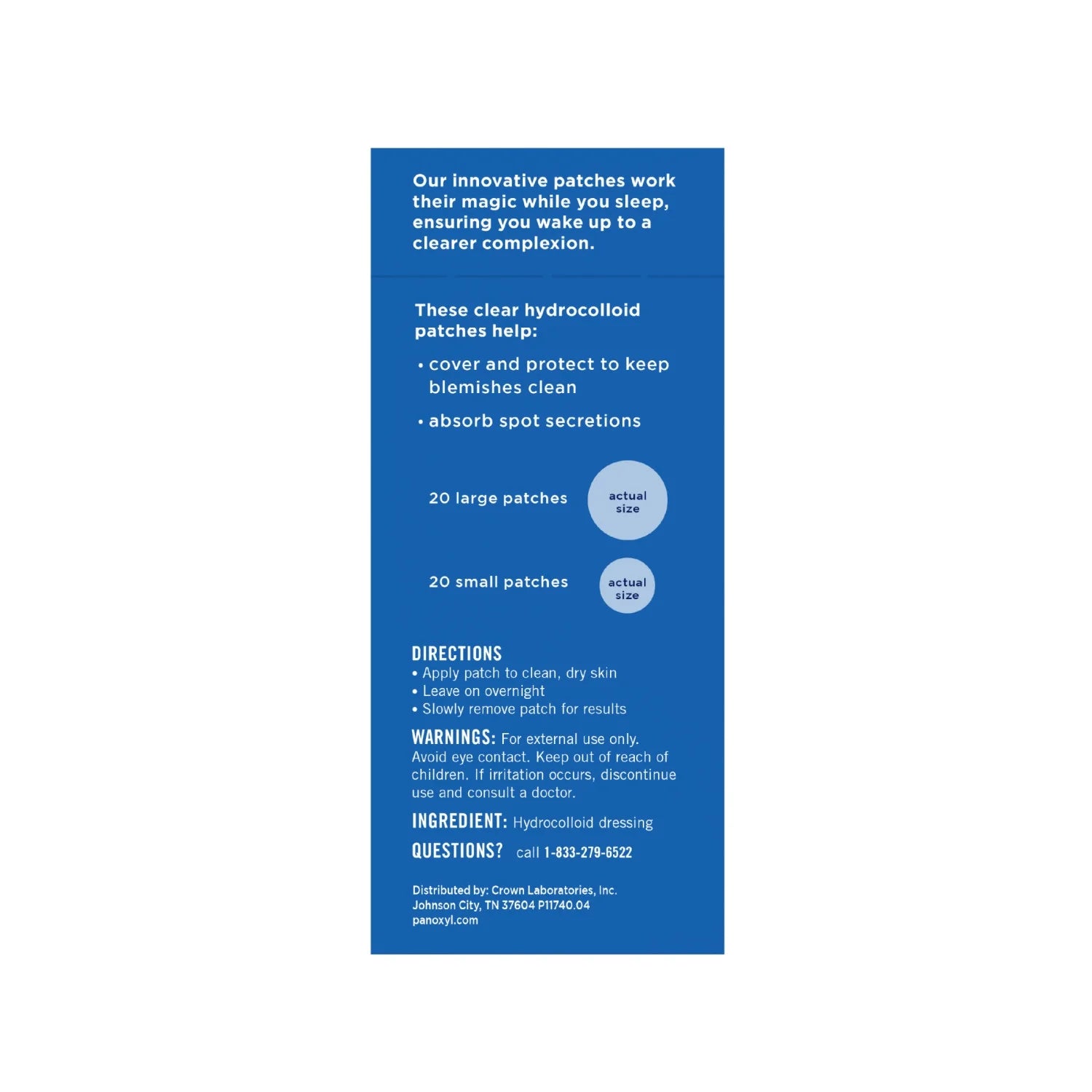PanOxyl PM Overnight Spot Patches 40 Pack