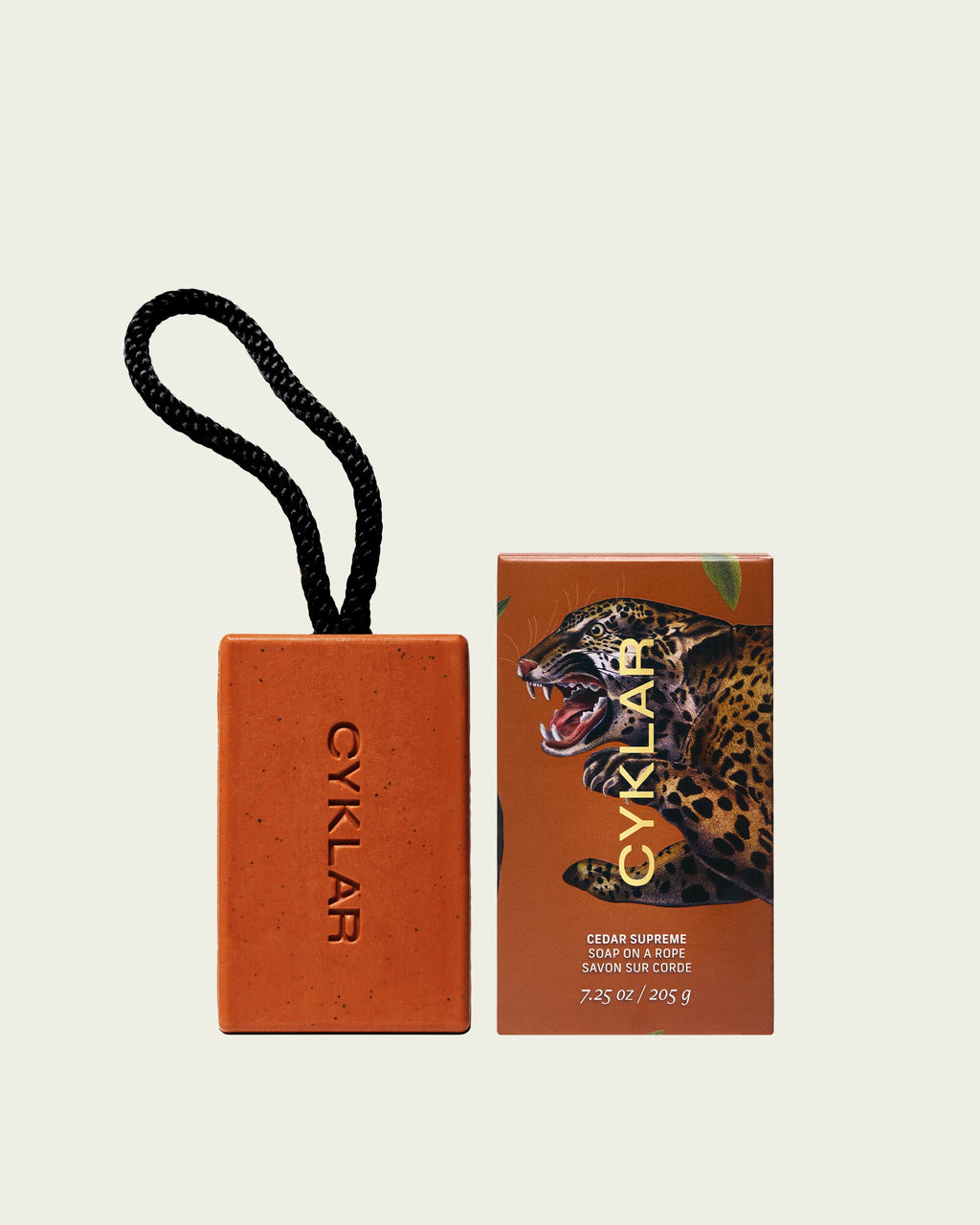 CYKLAR Cedar Supreme Soap on a Rope Exfoliating Bar