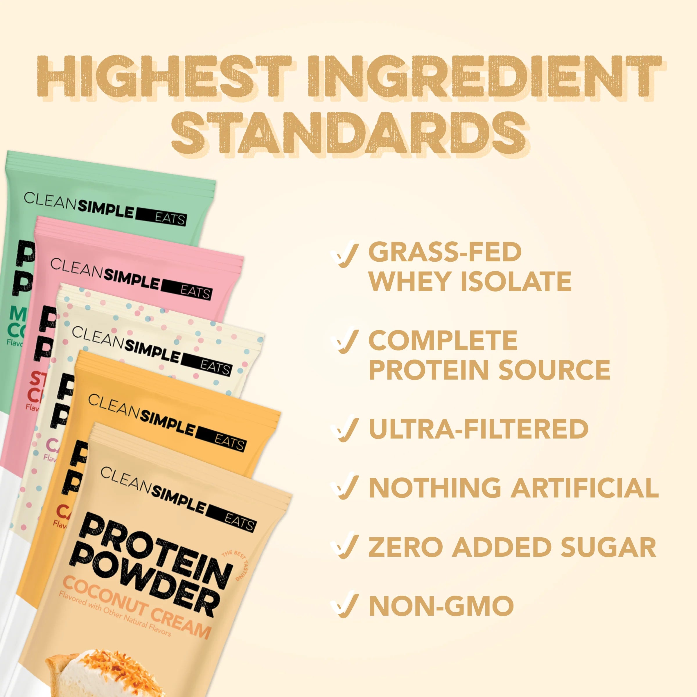 Clean Simple Eats Protein Powder Variety Pack - 10ct