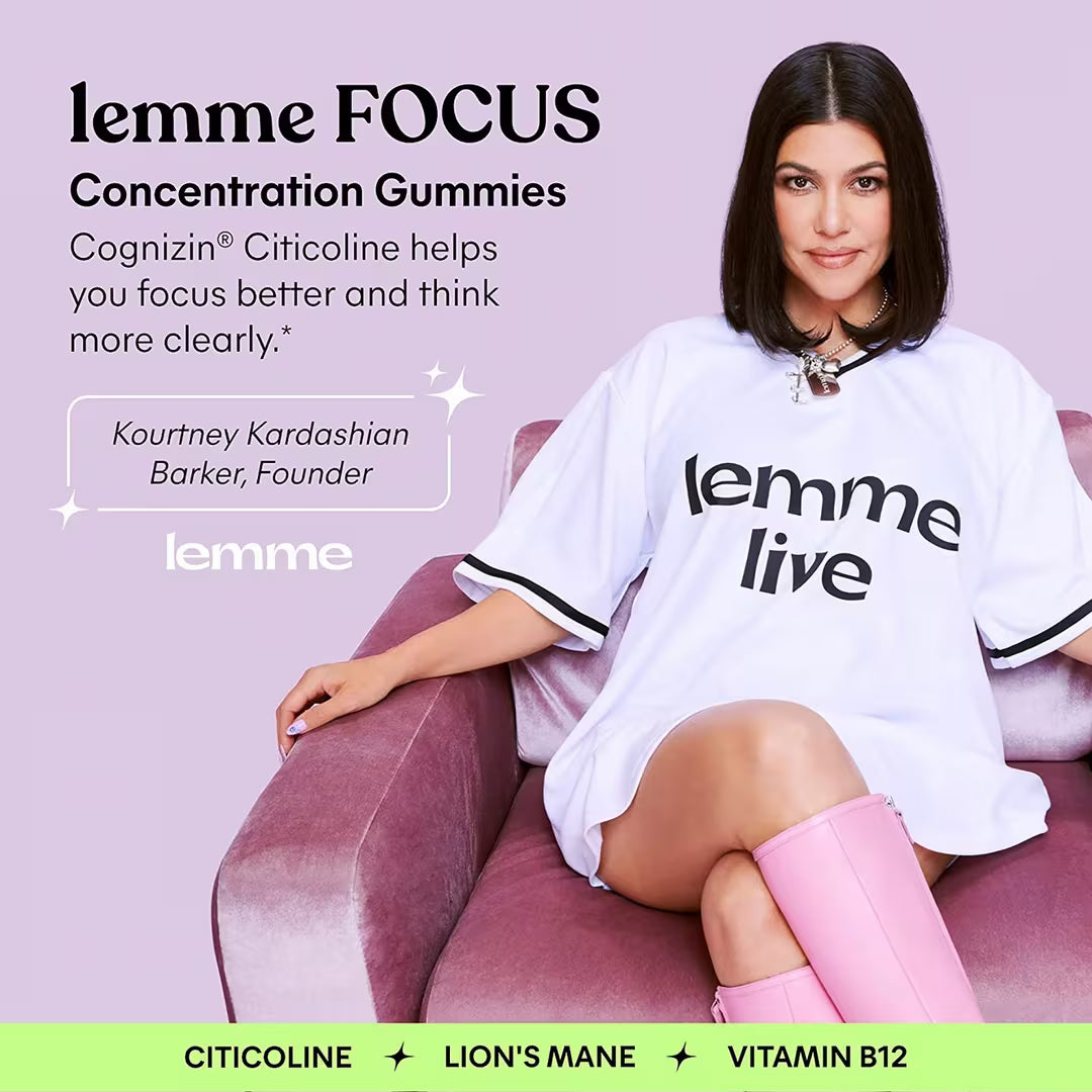 Lemme Focus: Concentration Gummies