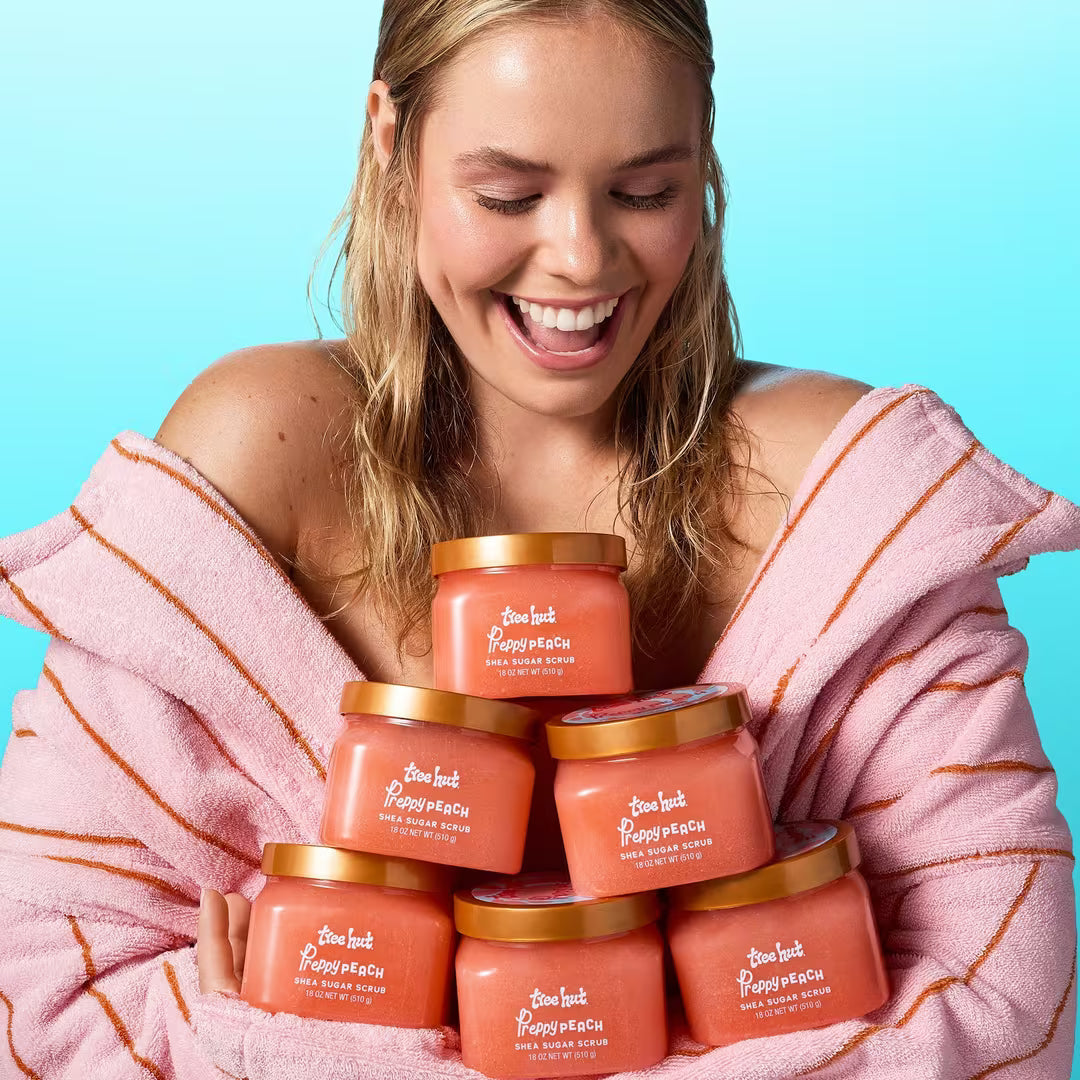 Preppy Peach Shea Sugar Scrub