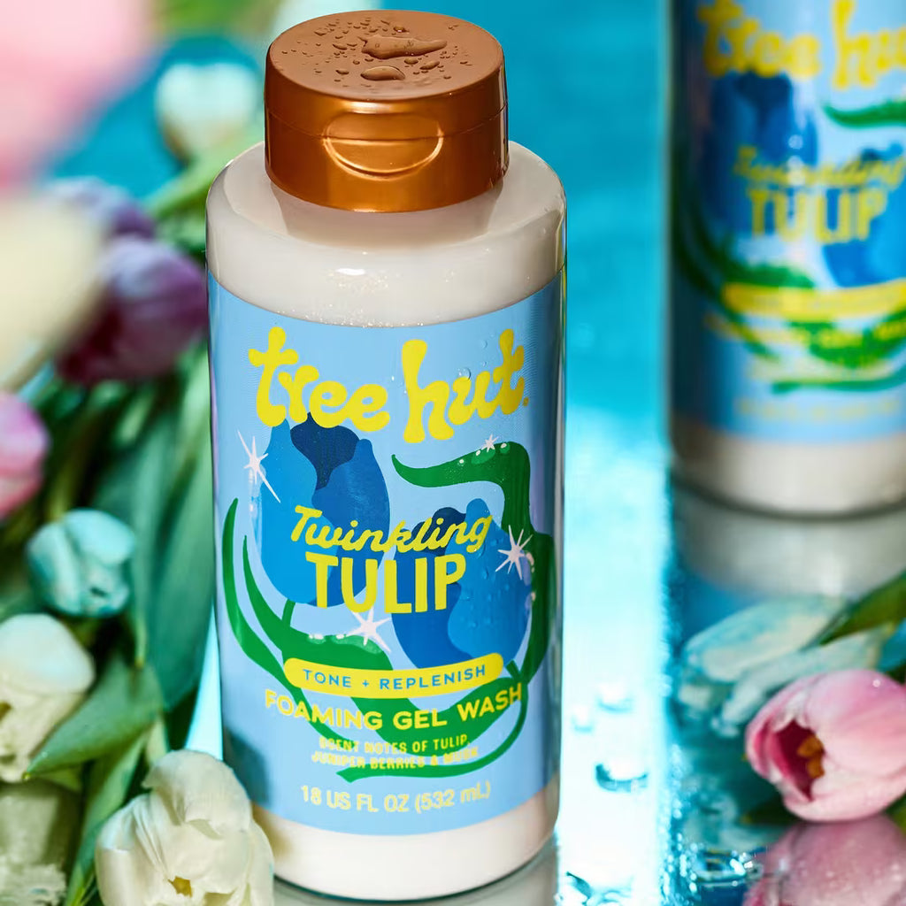 Tree Hut Twinkling Tulip Foaming Gel Body Wash