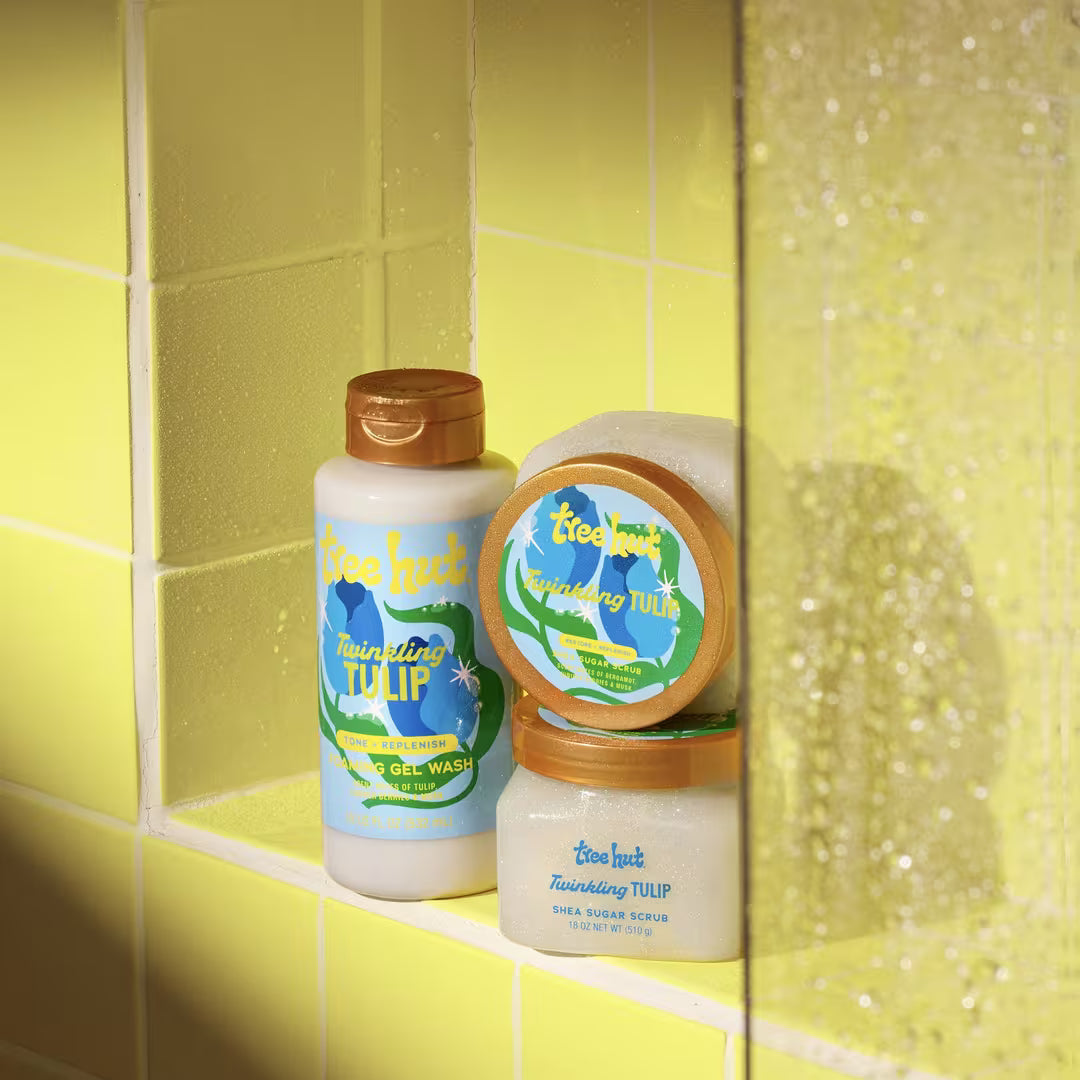 Tree Hut Twinkling Tulip Foaming Gel Body Wash