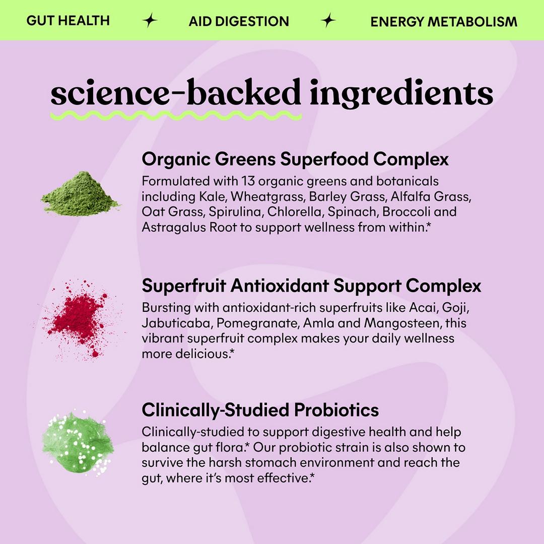 Lemme Greens: Daily Superfood Gummies