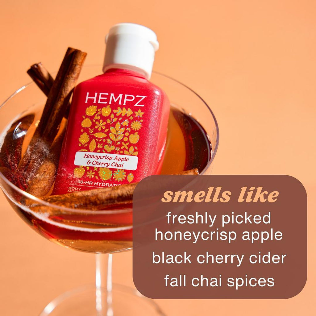 Hempz Honeycrisp Apple & Cherry Chai Body Moisturizer - 2.25 oz