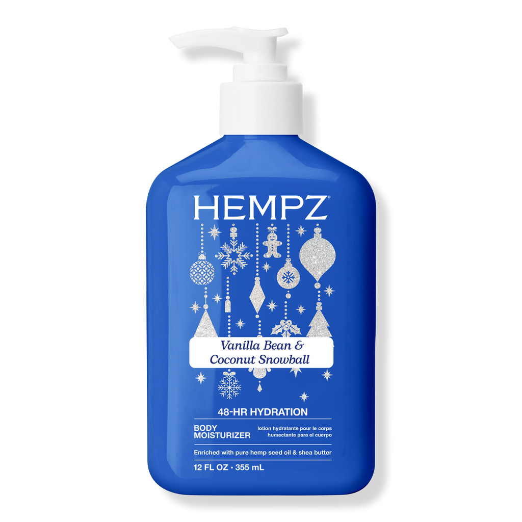 Hempz Limited Edition Vanilla Bean & Coconut Snowball Body Moisturizer - 12.0 oz