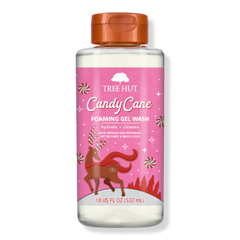 Tree Hut Candy Cane Foaming Gel Wash