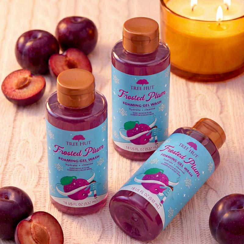 Tree Hut Frosted Plum Foaming Gel Wash