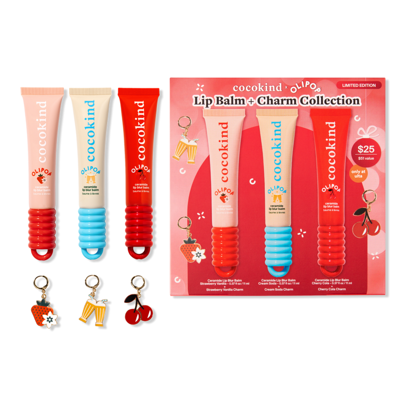 Cocokind x Ollipop Lip Balm & Charm Collection Set