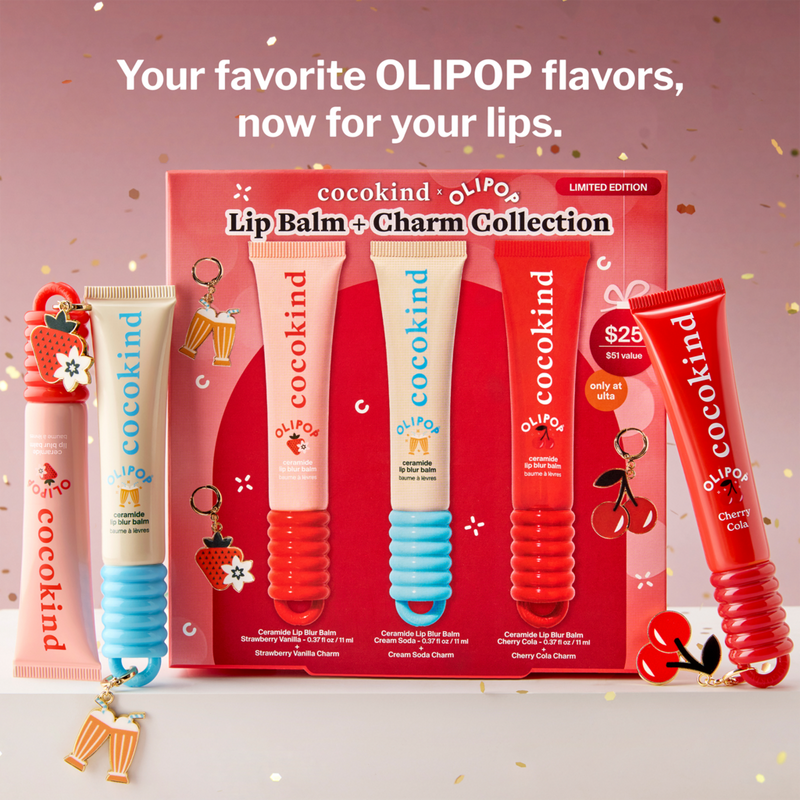 Cocokind x Ollipop Lip Balm & Charm Collection Set