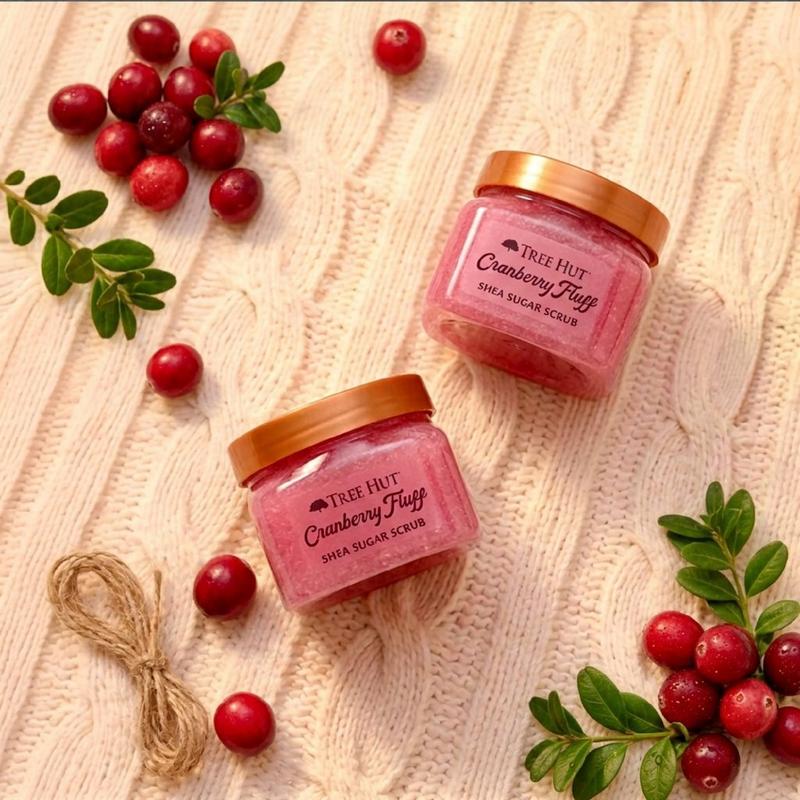 Tree Hut Mini Cranberry Fluff Shea Sugar Scrub